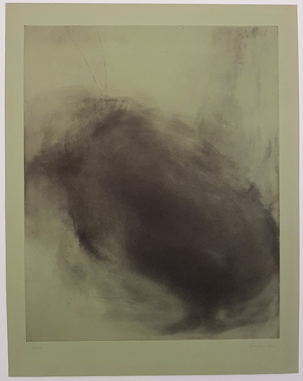 Hockender Akt - Title: Hockender Akt