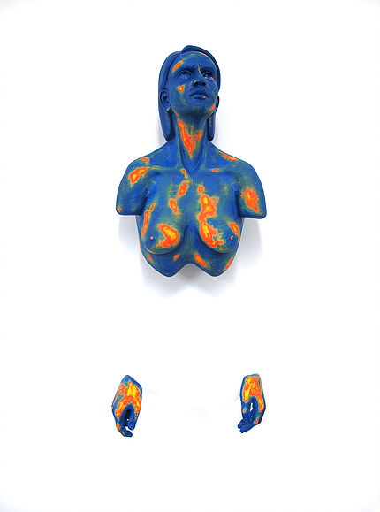 "Scan 1", 2016 - Stoneware, underglaze