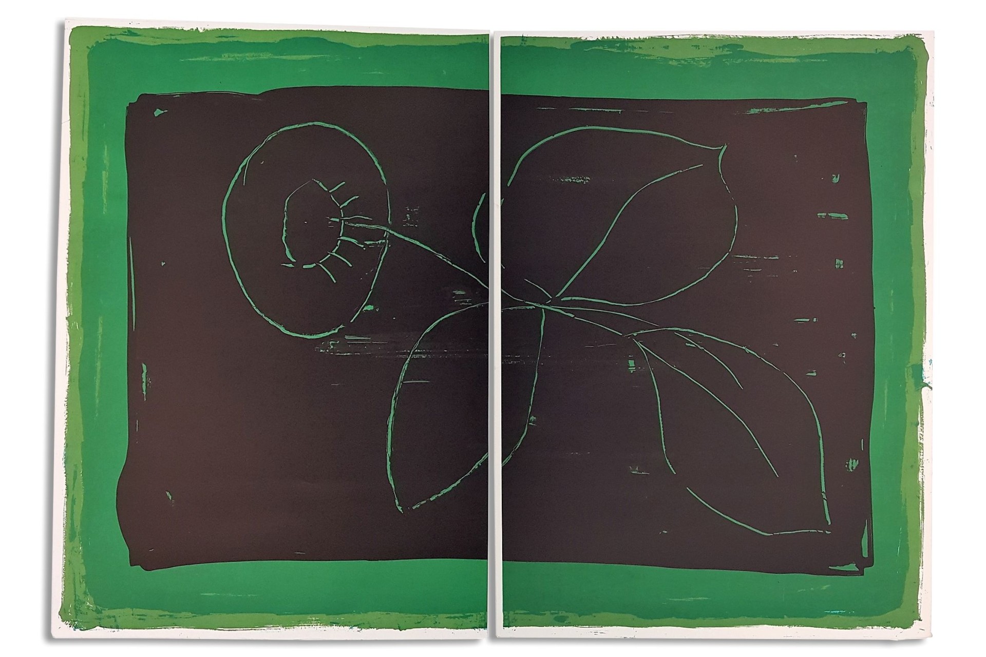 Flor sobre negre - "Flor sobre negre"