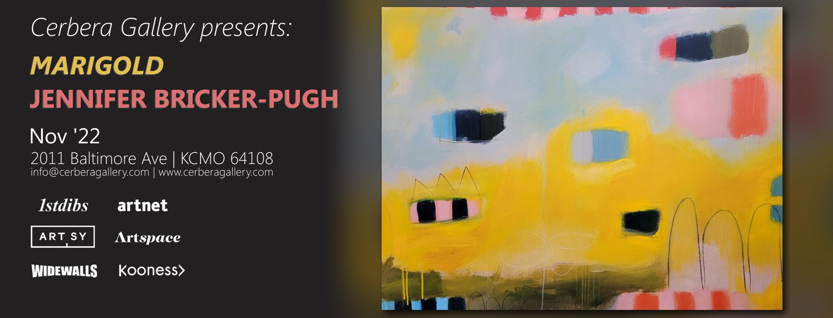 Cerbera Gallery presents: “MARIGOLD" | Solo Exhibition by JENNIFER BRICKER-PUGH